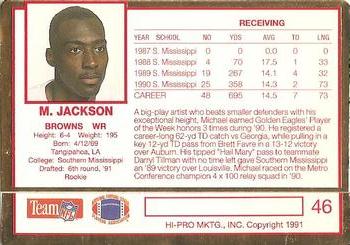 1991 Action Packed Rookie/Update #46 Michael Jackson Back