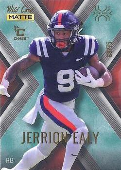 2022 Wild Card Matte - X-Plode Red/Blue X #MXP-26 Jerrion Ealy Front