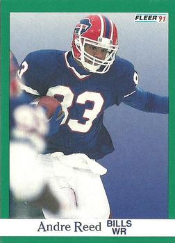 1991 Fleer #8 Andre Reed Front