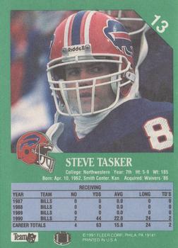 1991 Fleer #13 Steve Tasker Back