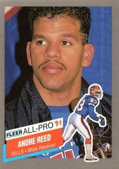 1991 Fleer - All-Pro '91 #1 Andre Reed Front