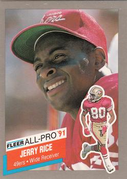 1991 Fleer - All-Pro '91 #20 Jerry Rice Front