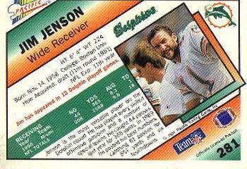 1991 Pacific #281 Jim Jensen Back