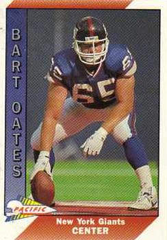 1991 Pacific #353 Bart Oates Front