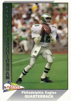 1991 Pacific #385 Randall Cunningham Front