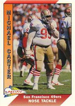 1991 Pacific #456 Michael Carter Front