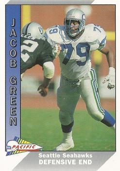 1991 Pacific #478 Jacob Green Front