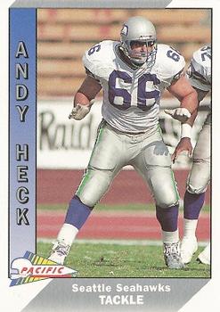 1991 Pacific #479 Andy Heck Front
