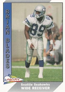 1991 Pacific #493 Brian Blades Front
