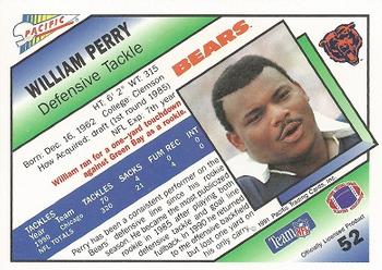 1991 Pacific #52 William Perry Back