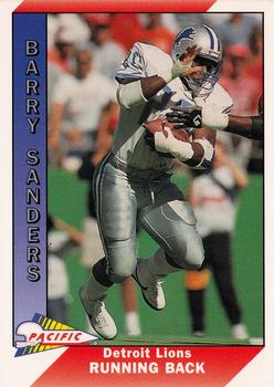 1991 Pacific #144 Barry Sanders Front