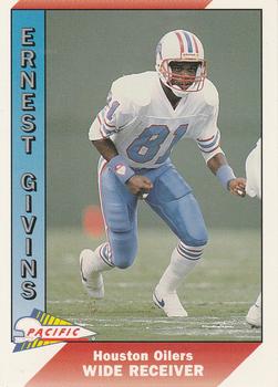 1991 Pacific #173 Ernest Givins Front