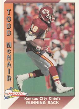 1991 Pacific #213 Todd McNair Front