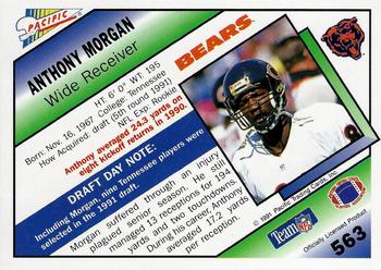 1991 Pacific #563 Anthony Morgan Back