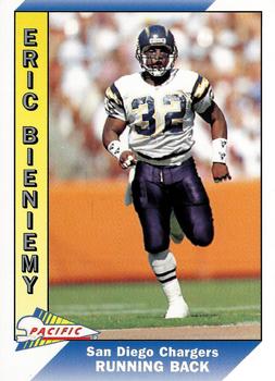 1991 Pacific #642 Eric Bieniemy Front