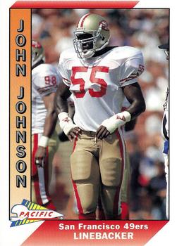 1991 Pacific #646 John Johnson Front