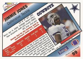 1991 Pacific #99 Jimmie Jones Back
