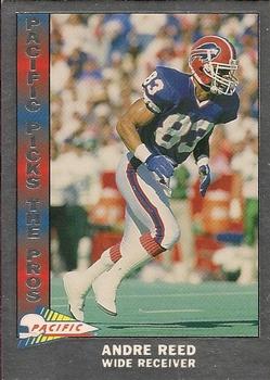 1991 Pacific - Pacific Picks the Pros Silver #2 Andre Reed Front