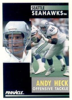 1991 Pinnacle #113 Andy Heck Front
