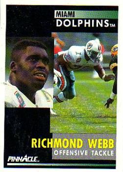 1991 Pinnacle #118 Richmond Webb Front