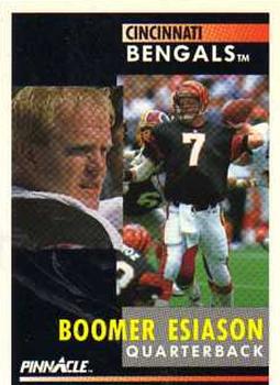 1991 Pinnacle #152 Boomer Esiason Front
