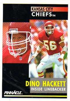 1991 Pinnacle #154 Dino Hackett Front