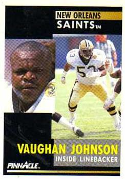 1991 Pinnacle #171 Vaughan Johnson Front
