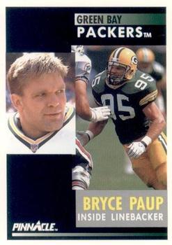 1991 Pinnacle #183 Bryce Paup Front