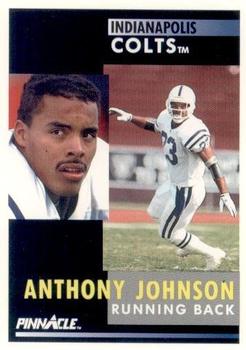 1991 Pinnacle #211 Anthony Johnson Front
