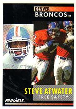 1991 Pinnacle #224 Steve Atwater Front