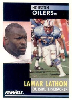 1991 Pinnacle #254 Lamar Lathon Front