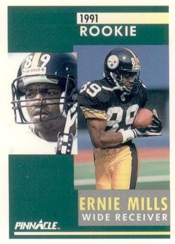 1991 Pinnacle #330 Ernie Mills Front