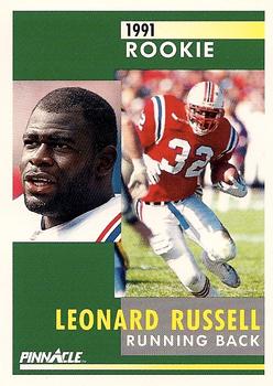 1991 Pinnacle #336 Leonard Russell Front