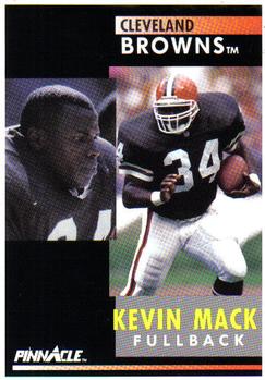 1991 Pinnacle #40 Kevin Mack Front
