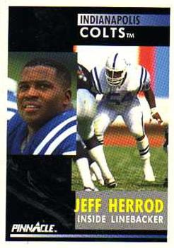 1991 Pinnacle #41 Jeff Herrod Front