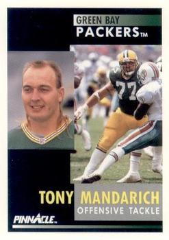 1991 Pinnacle #57 Tony Mandarich Front