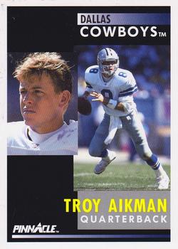 1991 Pinnacle #6 Troy Aikman Front