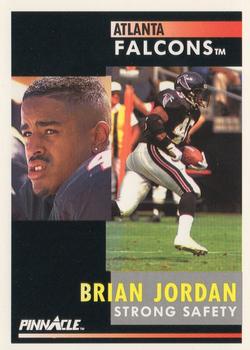 1991 Pinnacle #126 Brian Jordan Front