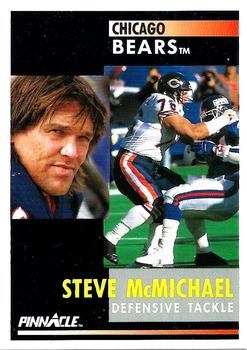 1991 Pinnacle #170 Steve McMichael Front