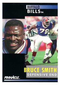 1991 Pinnacle #221 Bruce Smith Front