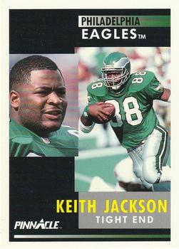 1991 Pinnacle #343 Keith Jackson Front