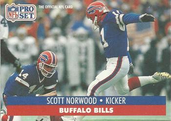 1991 Pro Set #447 Scott Norwood Front