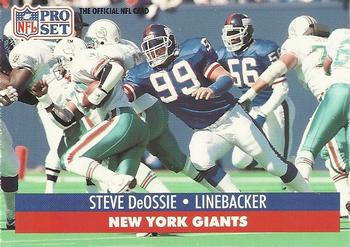 1991 Pro Set #58 Steve DeOssie Front