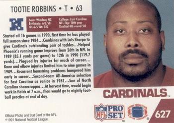 1991 Pro Set #627 Tootie Robbins Back