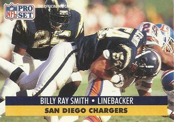1991 Pro Set #646 Billy Ray Smith Front
