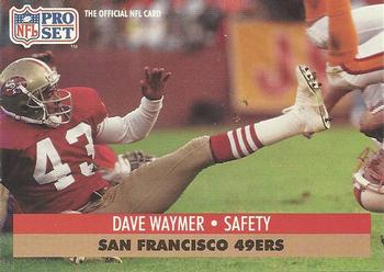 1991 Pro Set #657 Dave Waymer Front