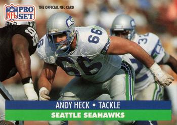 1991 Pro Set #663 Andy Heck Front