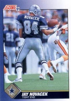 1991 Score #31 Jay Novacek Front