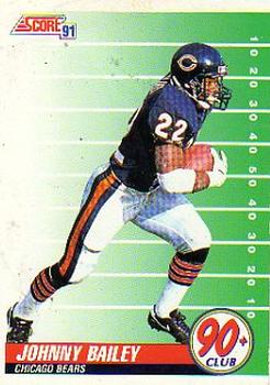 1991 Score #323 Johnny Bailey Front