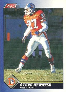 1991 Score #23 Steve Atwater Front
